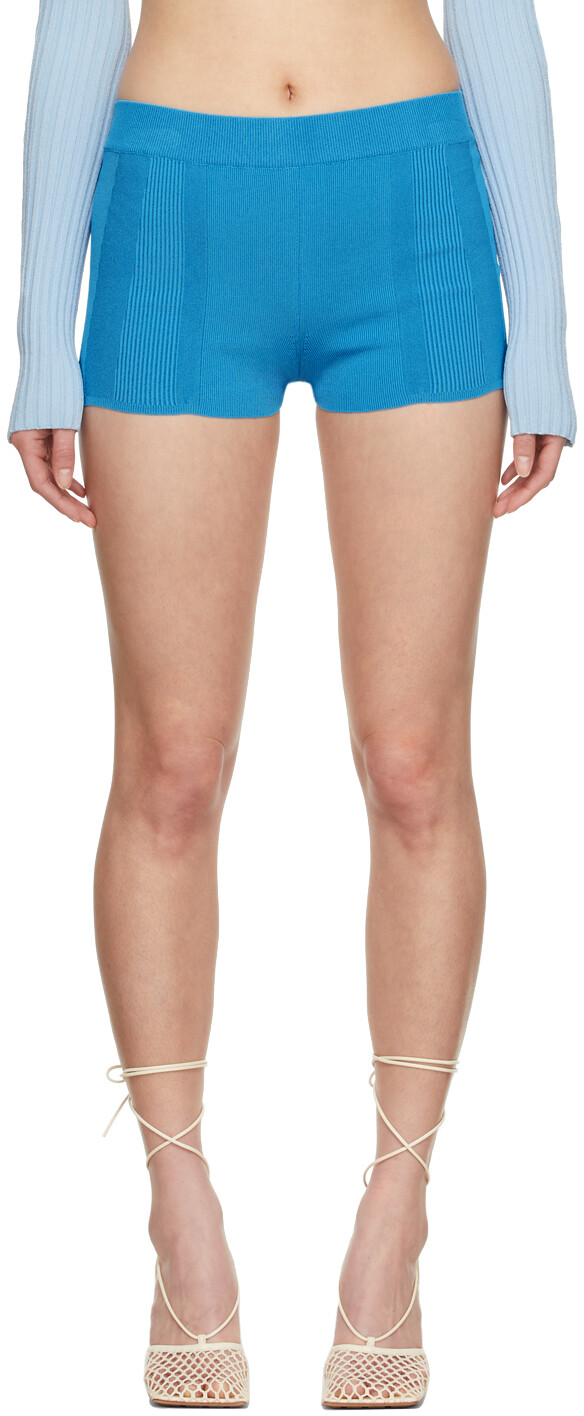 

Эксклюзивные синие шорты SSENSE 'Le Short Basgia' Jacquemus