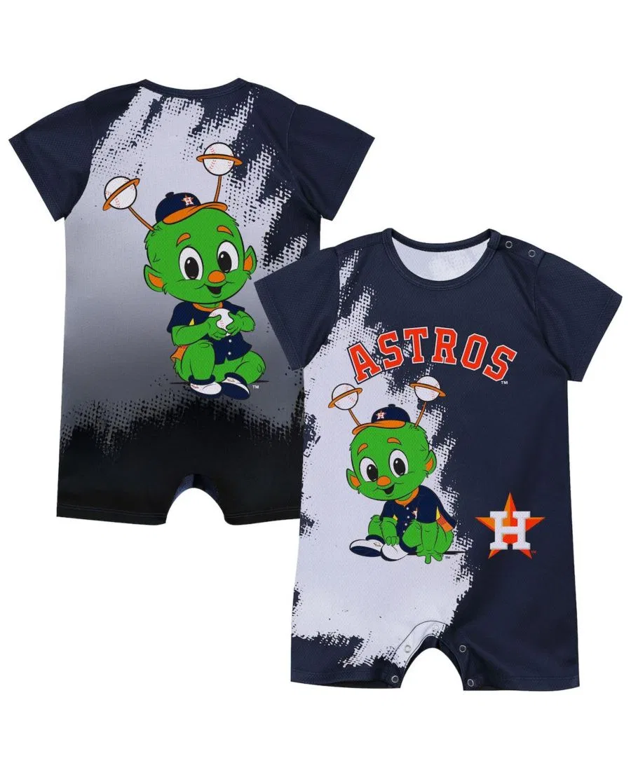 Боди с принтом Houston Astros Baby Mascot Outerstuff, Navy