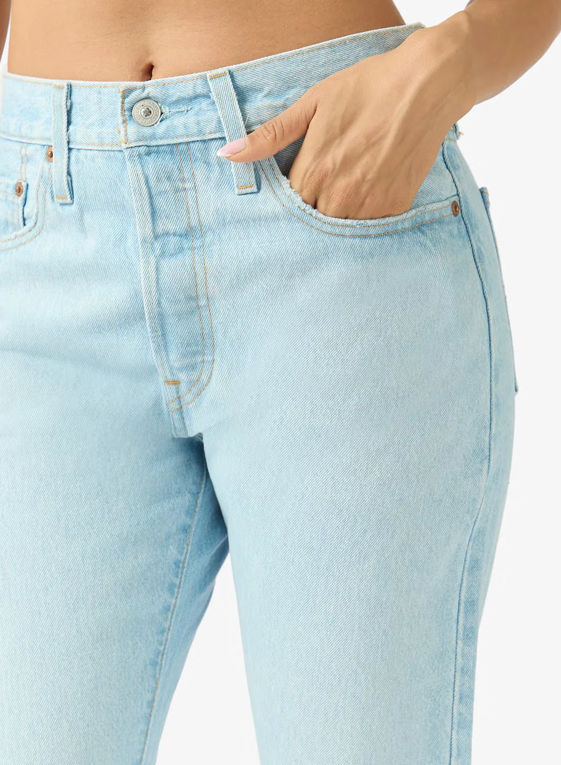 Levi'S Джинсы с высокой посадкой, синий — фото 4
