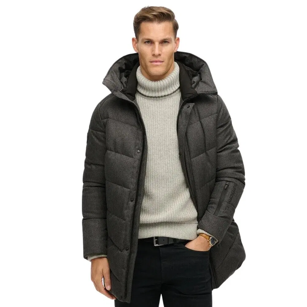 Женская стеганая куртка с ромбовидным узором Superdry City, Grau