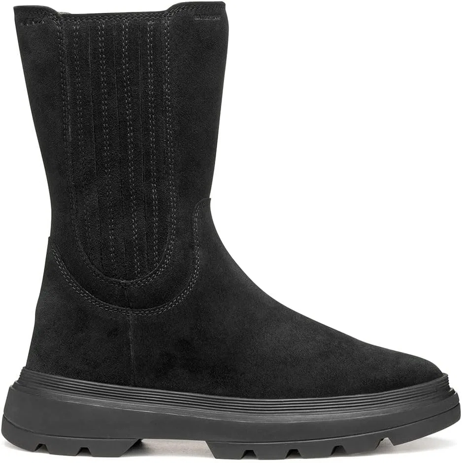 Детские ботинки для девочек с принтом J Kiddartah Girl Wpf Geox, Black