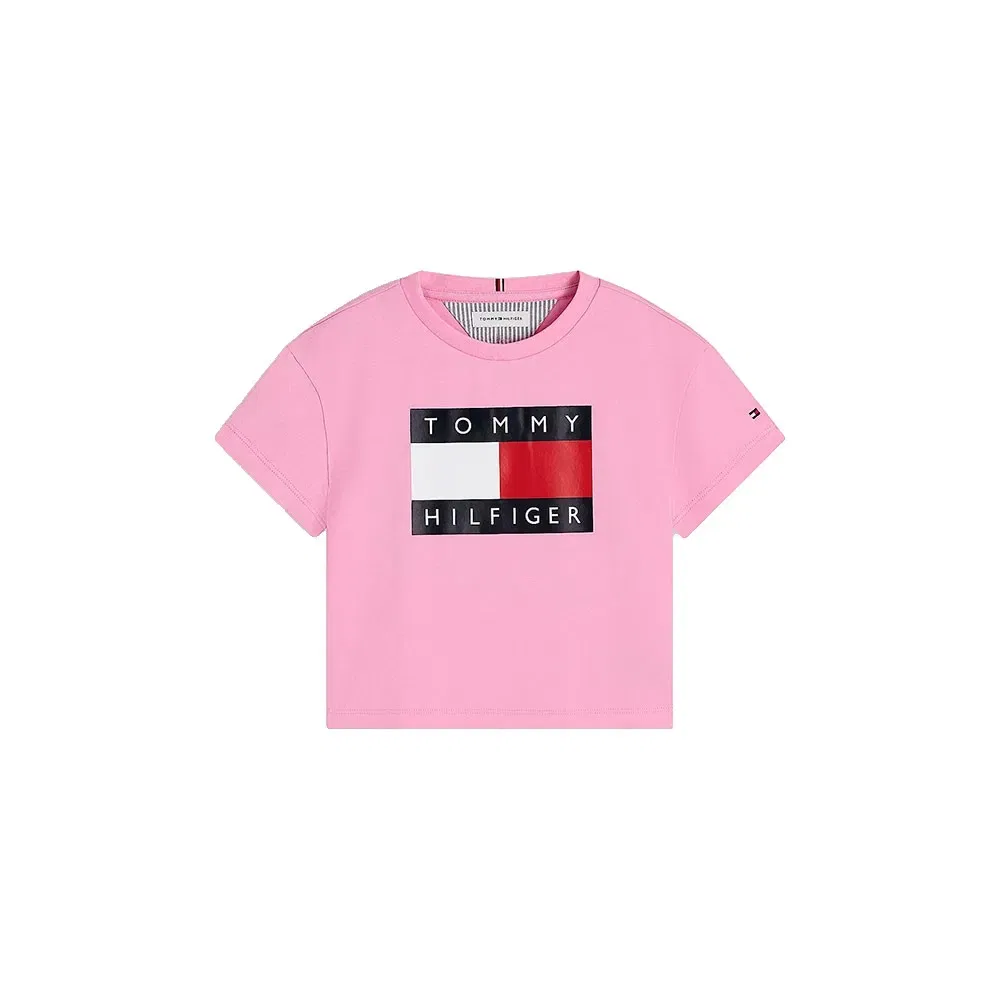 Футболка с коротким рукавом Tommy Hilfiger, розовый — фото 3