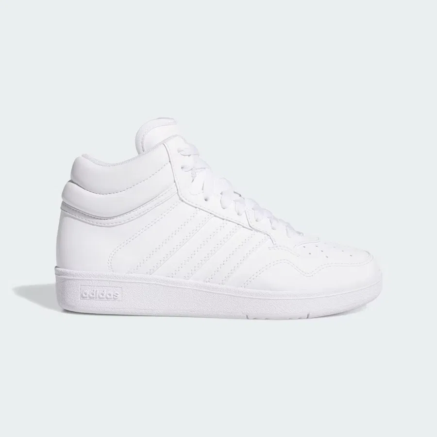 Детские спортивные кроссовки с длинным шнурком adidas HOOPS 4.0 MID J JI3476, Белый
