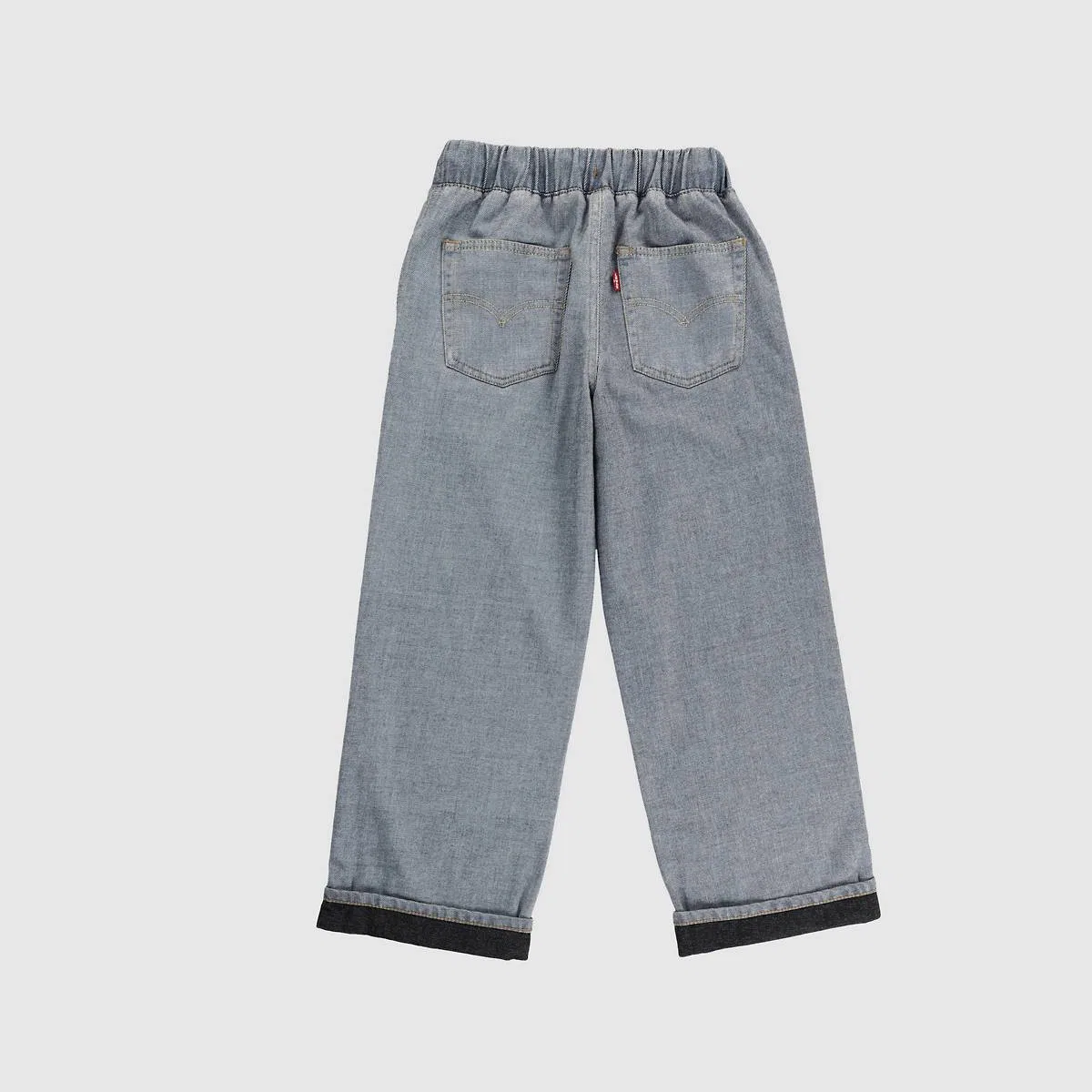 Свободные джинсы на резинке для мальчиков 8-20 размера Levi's, Basil Sky - Medium Wash — фото 2