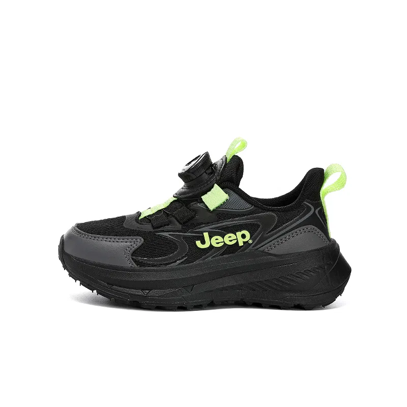 Детские кроссовки с легкой амортизацией Jeep Explorer 2.0, Black Fluorescent