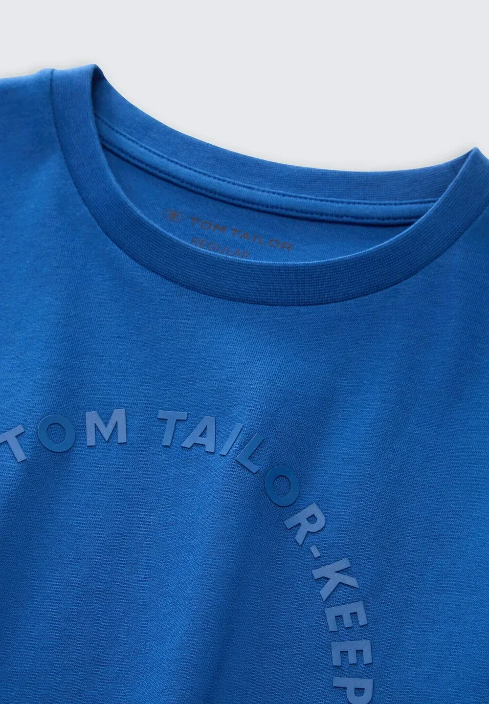 Комплект из 2 футболок с принтом Tom Tailor, Soft Sapphire Blue — фото 3