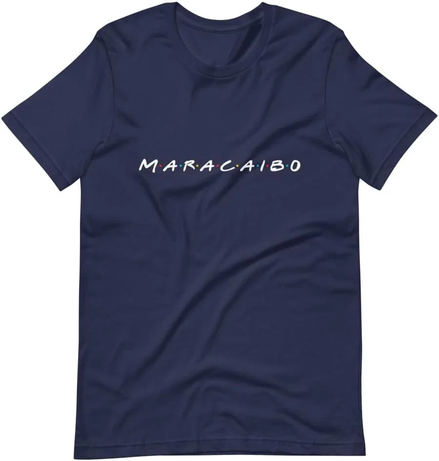 Мужская футболка с надписью Maracaibo 3001, Navy