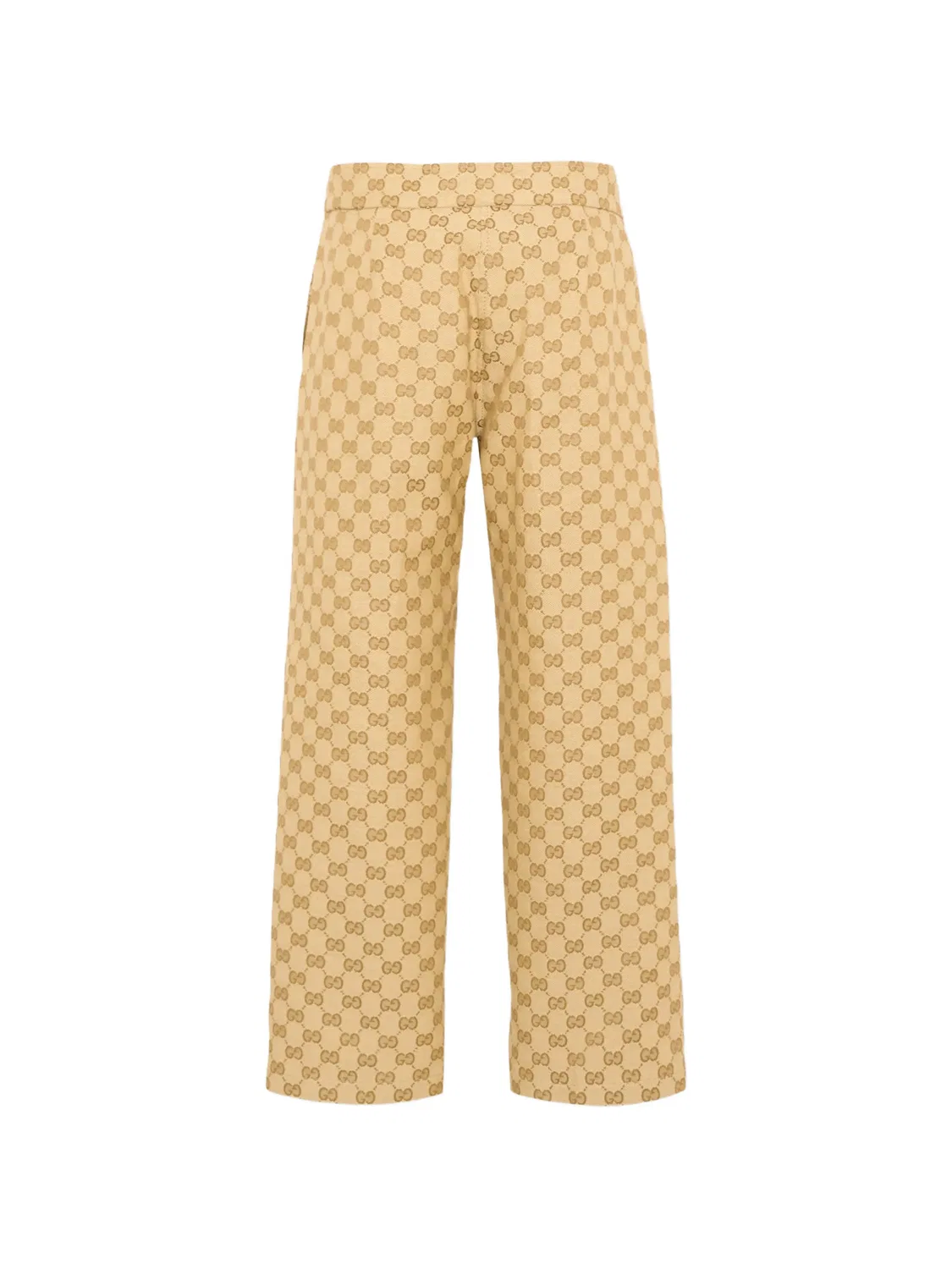 Брюки с узором GG Supreme Gucci Kids, нейтральные цвета — фото 2