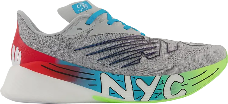 

Кроссовки New Balance FuelCell RC Elite v2 'NYC Marathon', серый