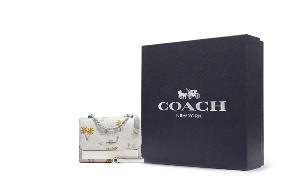 

COACH Кожаный конверт кроссбоди через плечо