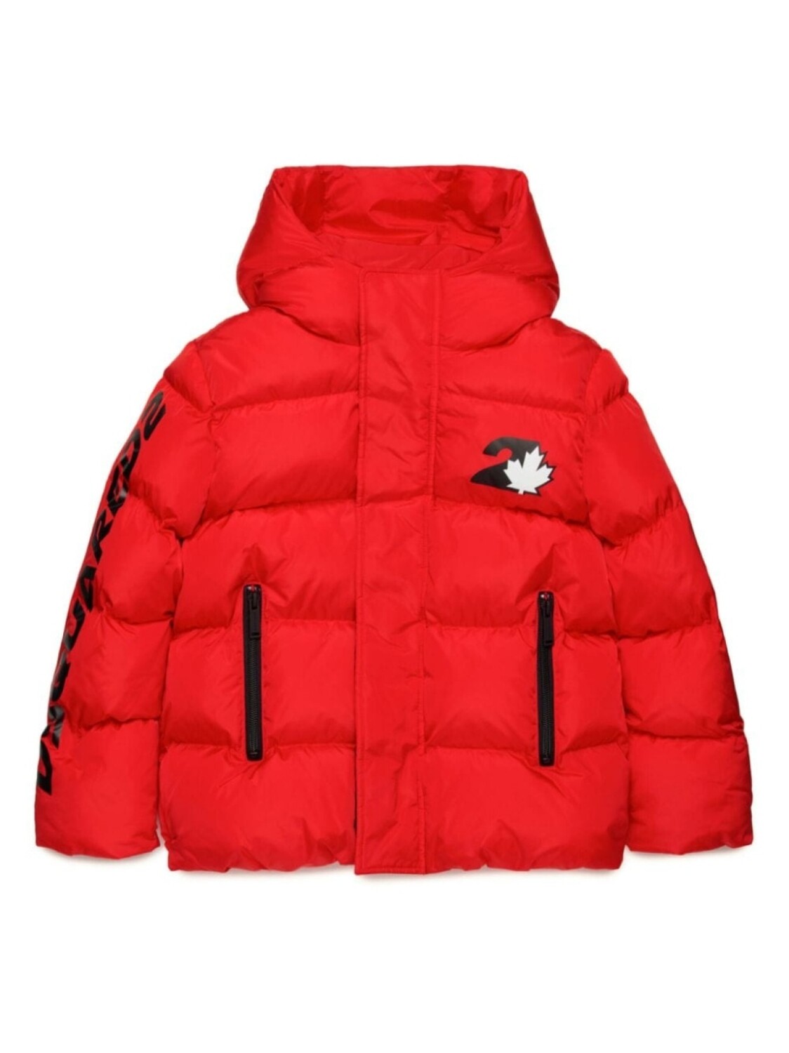 

DSQUARED2 KIDS куртка с логотипом, красный