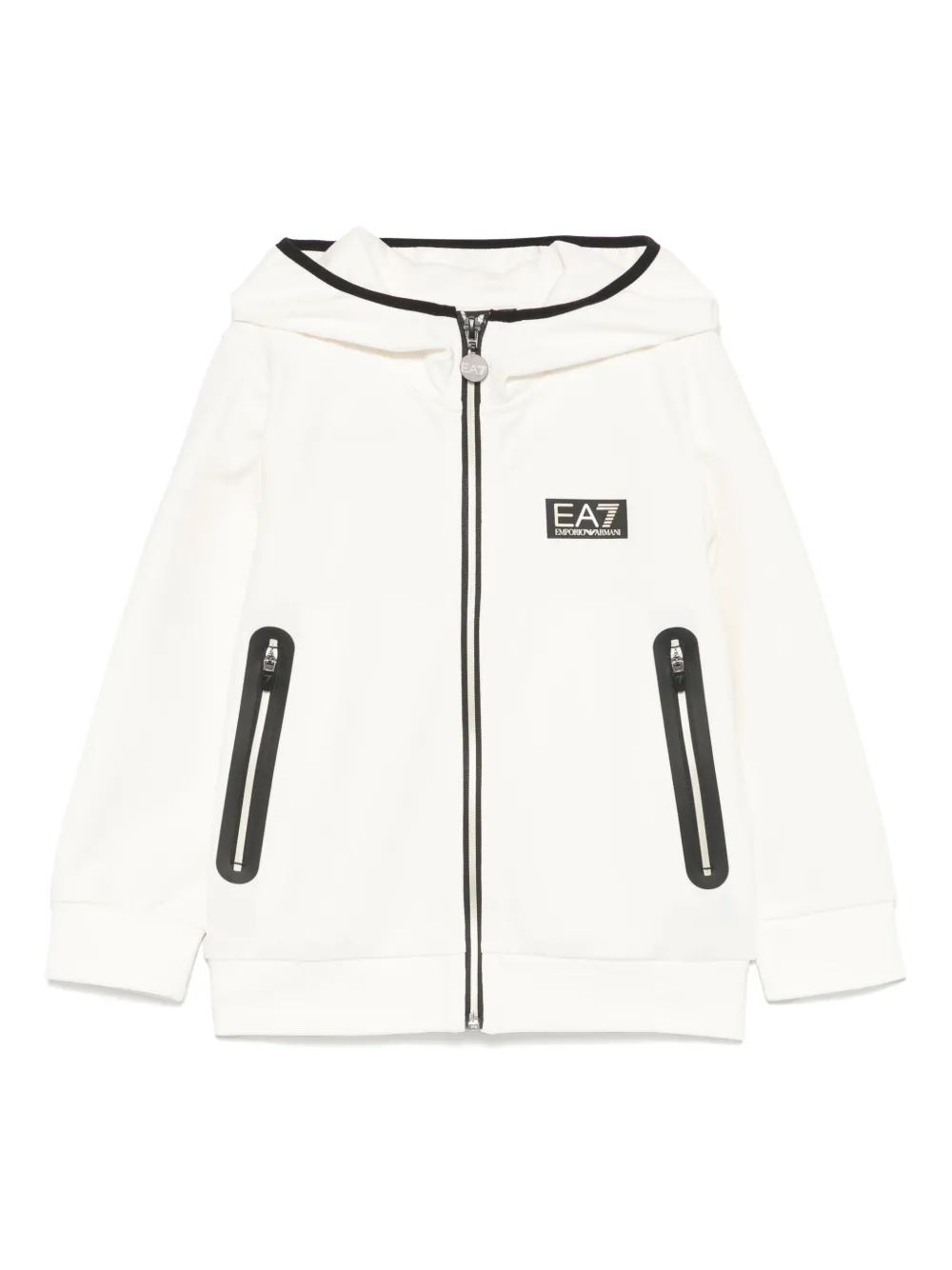 

Худи с логотипом Emporio Armani Kids, нейтральный