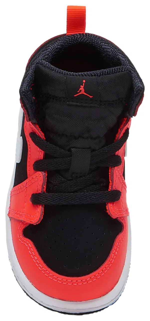 Кроссовки для мальчиков AJ 1 Mid Jordan, цвет Black/White/Infrared 23 — фото 4