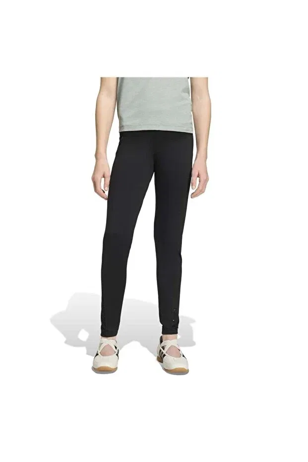 Детские спортивные брюки для девочек зауженные Adidas, Black