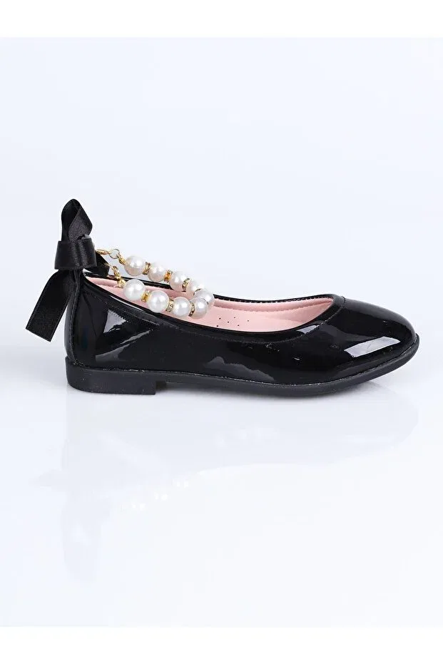 Детские балетки для девочек из искусственной кожи Sibel, Black