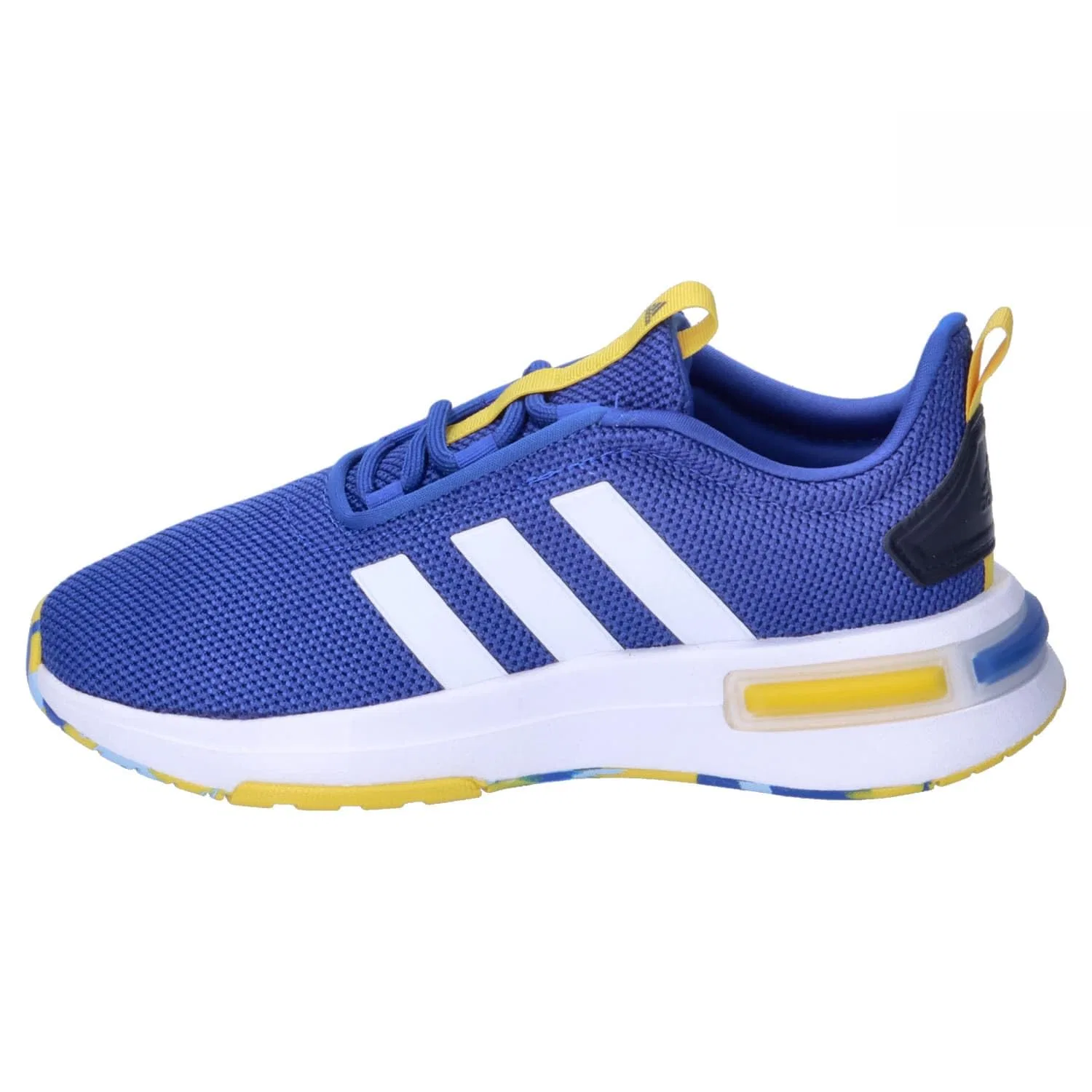 Детские кроссовки для мальчиков с амортизацией Racer Tr23 Shoes Kids Adidas, Team Royal Blue Ftwr White Utility Yellow — фото 2