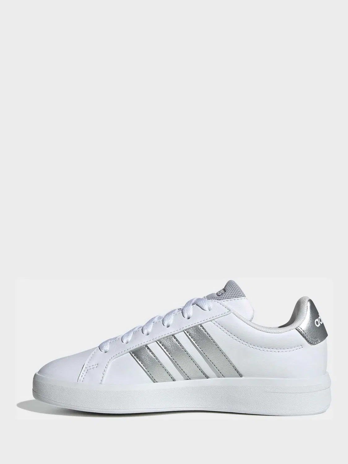 Кроссовки Grand Court 3.0 adidas, белый/серебристый — фото 4