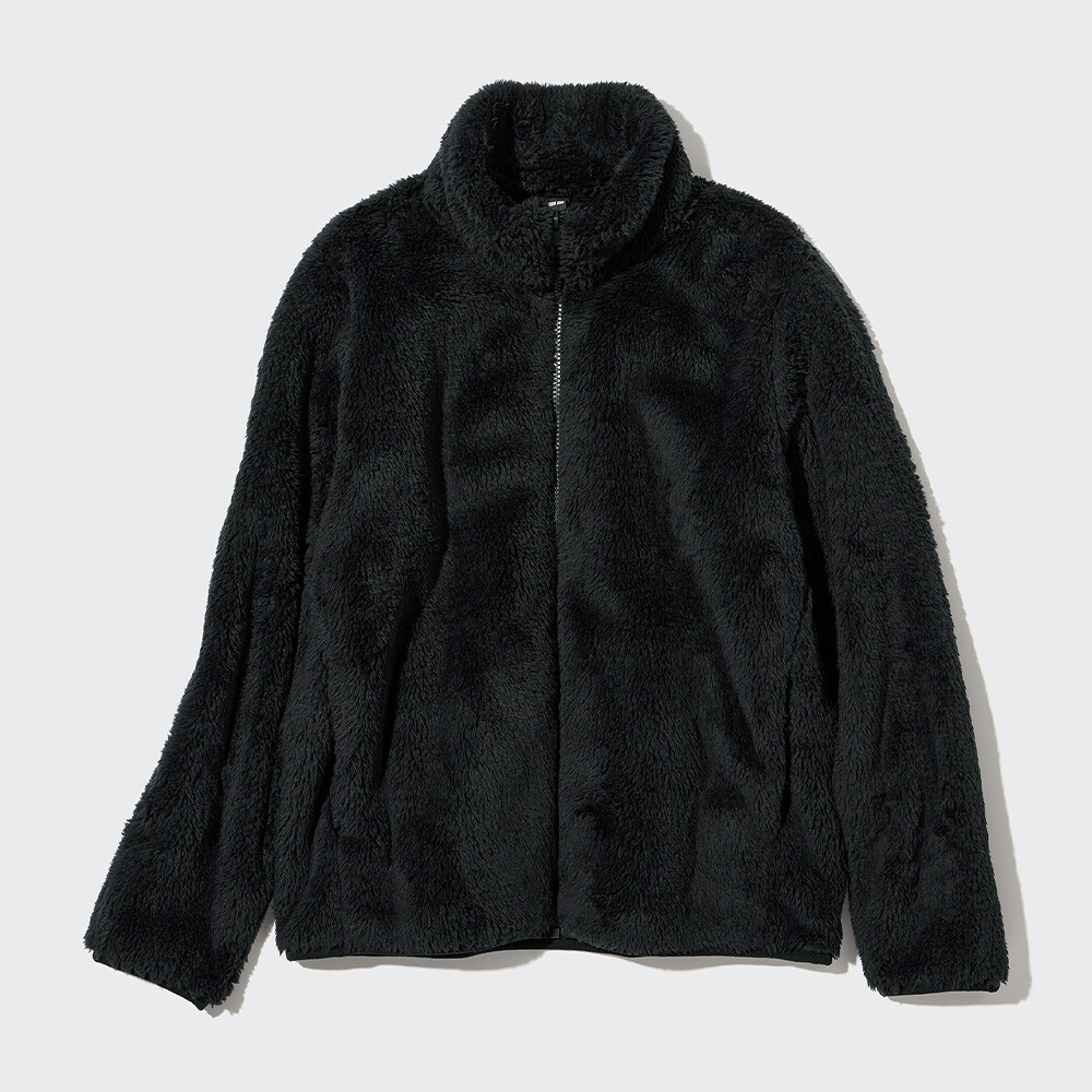 

Толстовка Uniqlo Fluffy Fleece Zipped, 09 черный