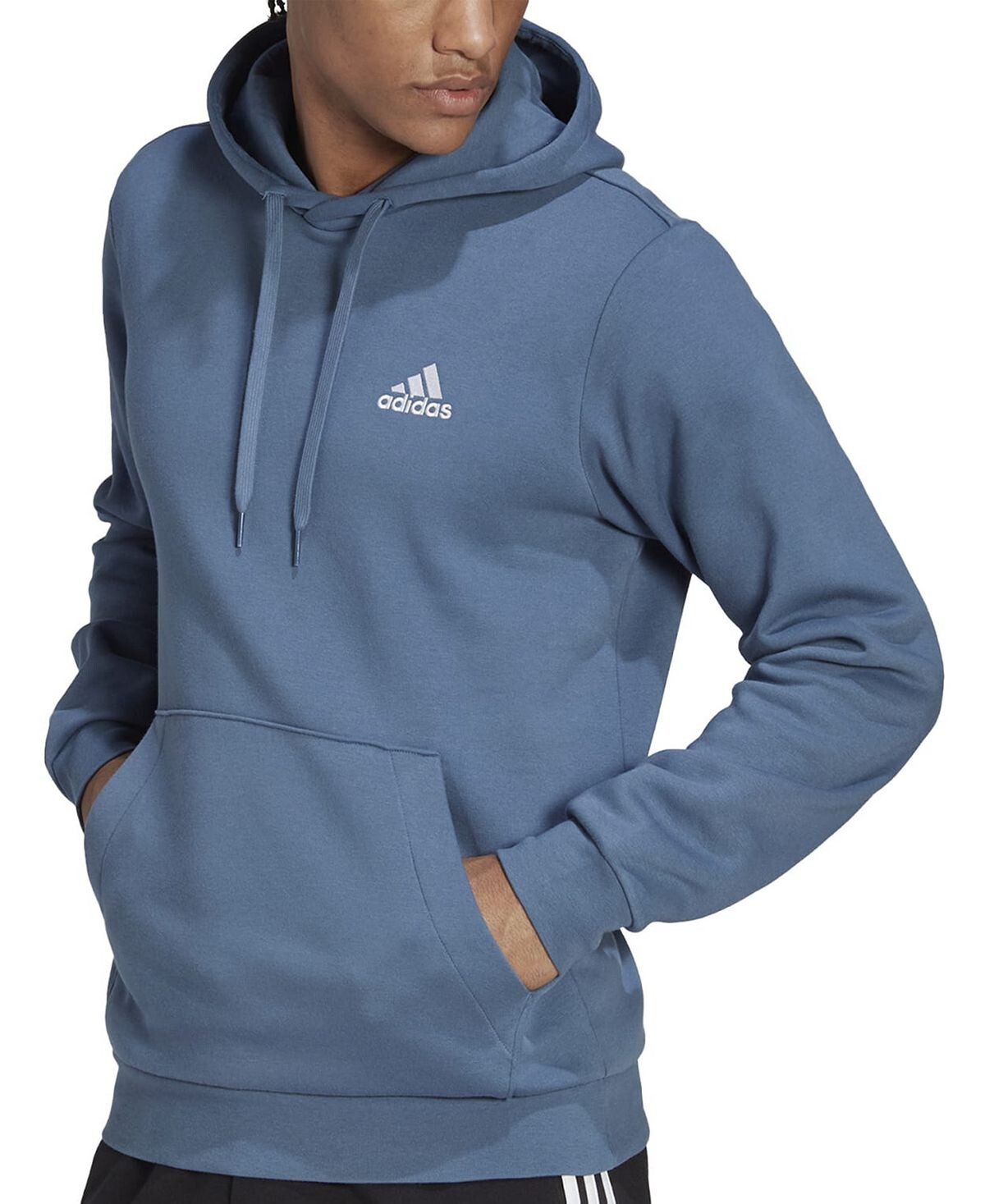 

Мужская толстовка с капюшоном Adidas Feel Cosy Essentials, голубой