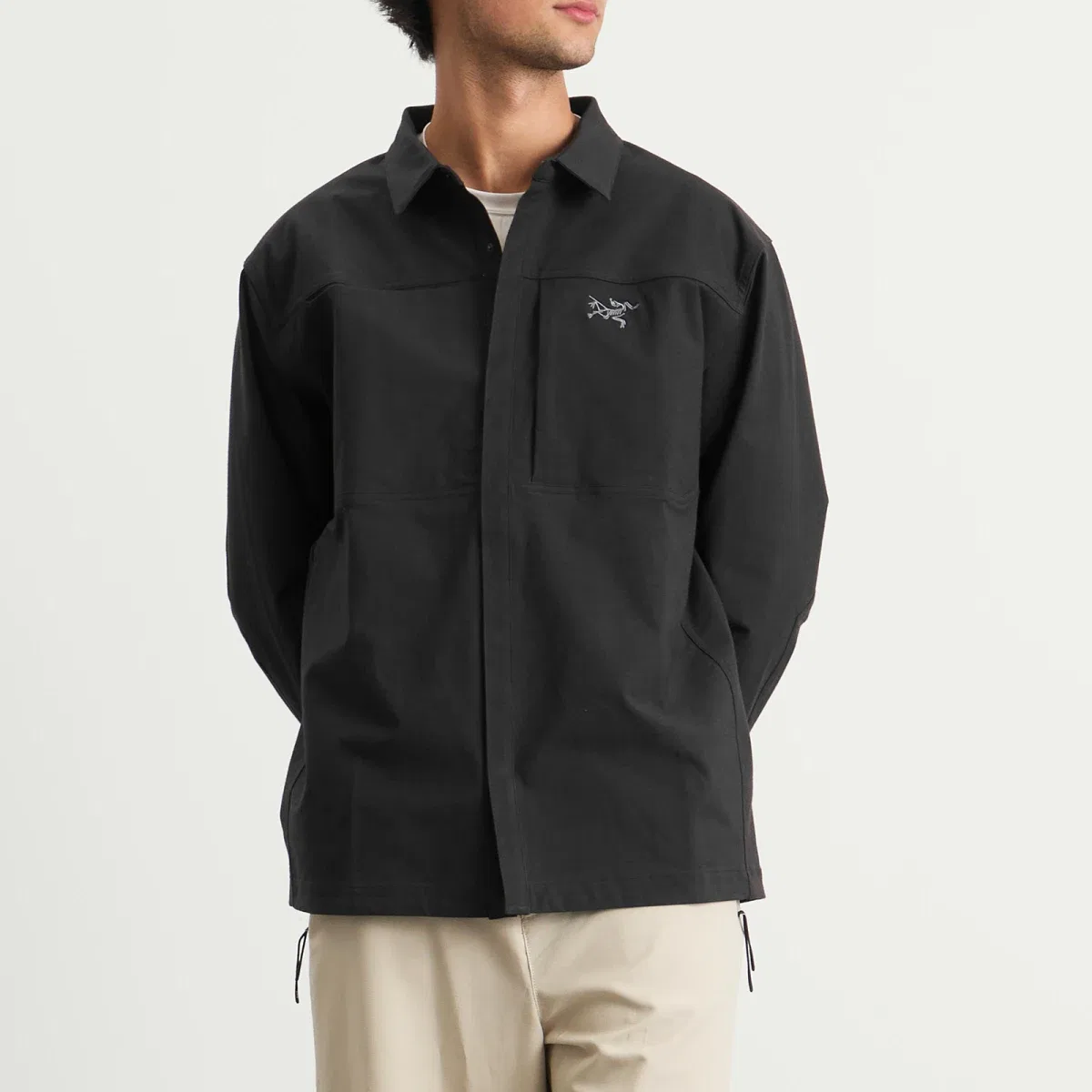 Рубашка-оверширт Cronin cotton Arcteryx, Black — фото 2