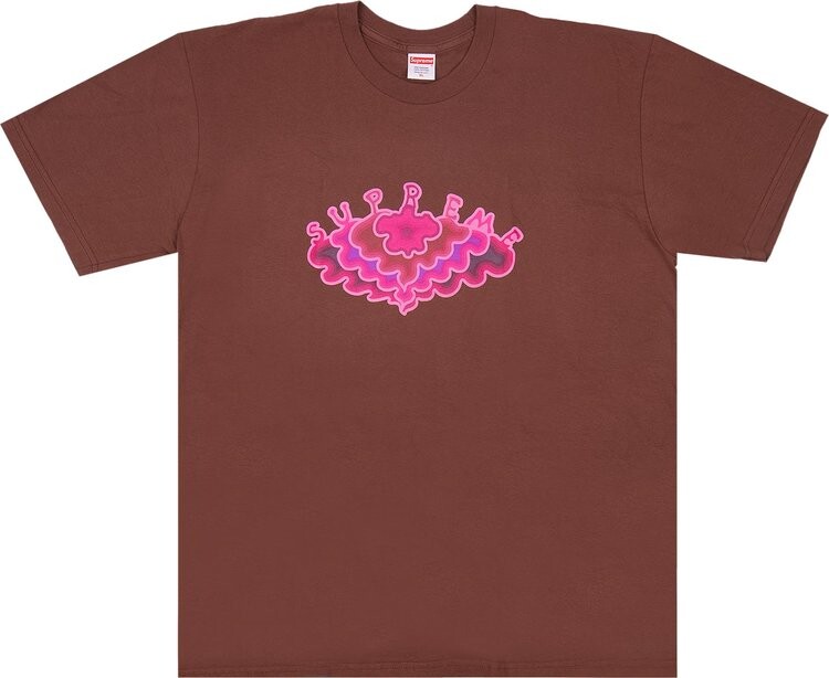 

Футболка Supreme Cloud Tee 'Brown', коричневый