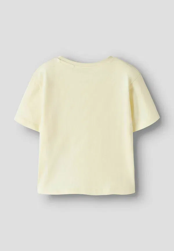 Футболка с цветочным принтом Print t-shirt, Name It, pear sorbet — фото 2