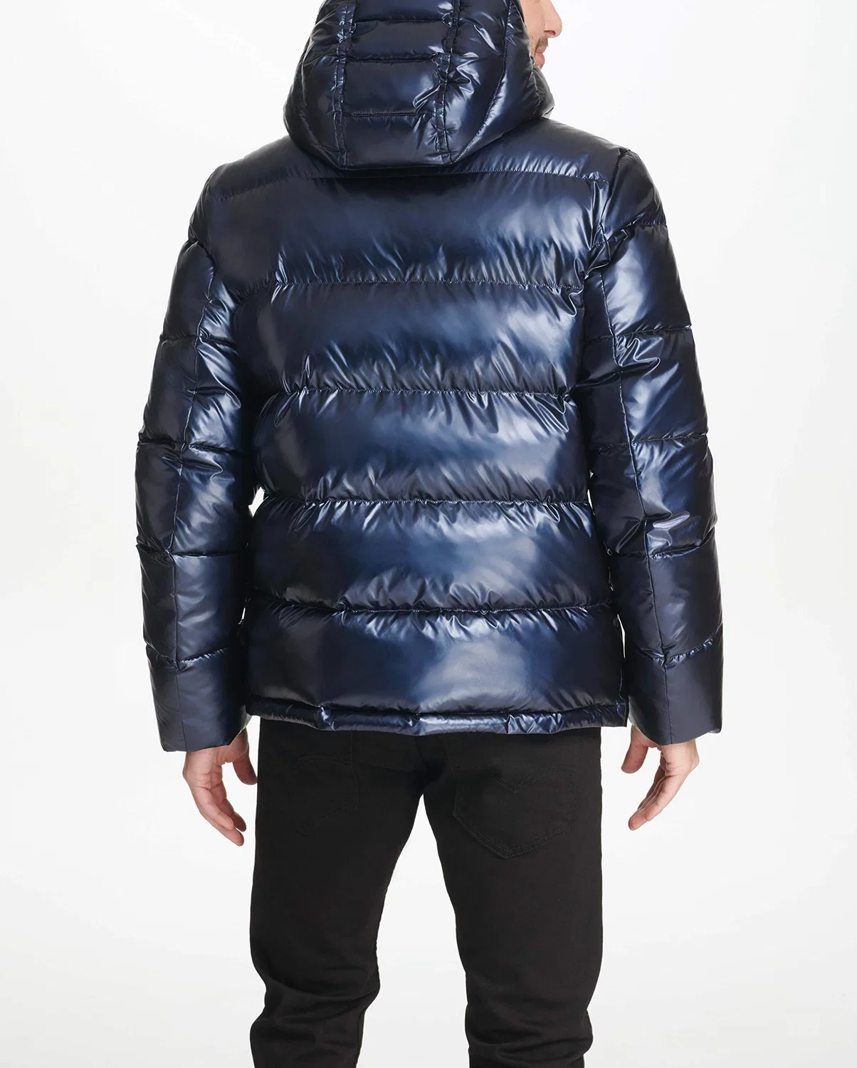 Мужская куртка-пуховик с капюшоном Tommy Hilfiger, marine — фото 3
