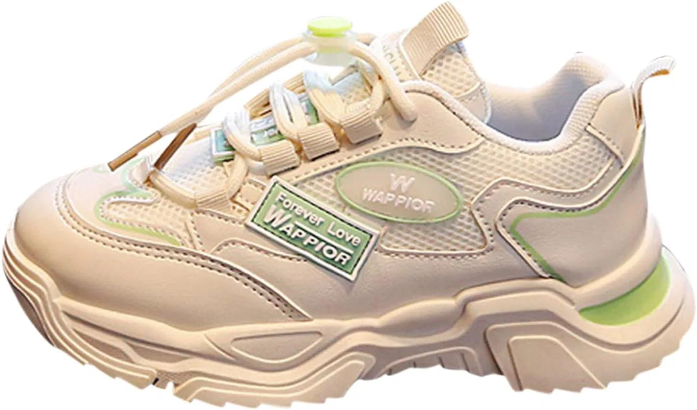 Детские дышащие легкие кроссовки для бега IWIHMIV, Green