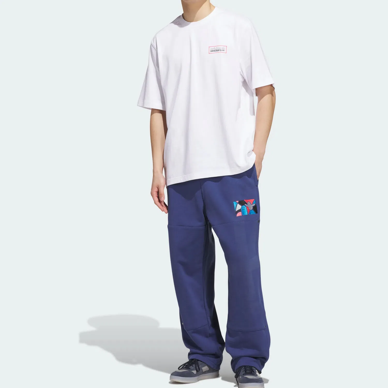 Футболка Adidas Originals Skateboarding, White — фото 4