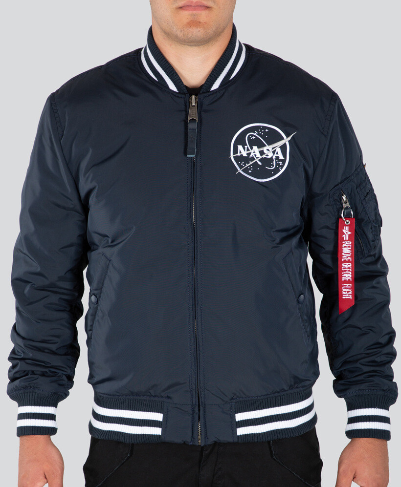 

Куртка Alpha Industries NASA College TT, темно-синяя, Синий, Куртка Alpha Industries NASA College TT, темно-синяя