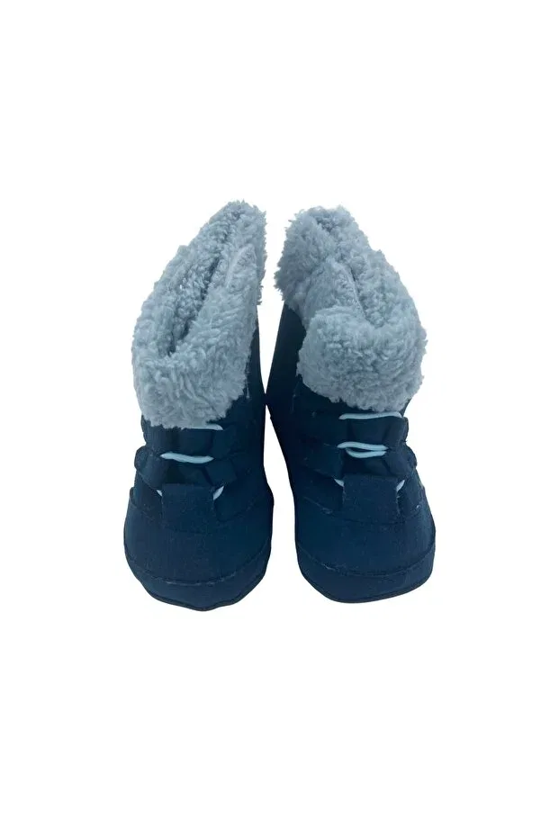 Детские тапочки-носки на шнуровке Funny, Navy Blue