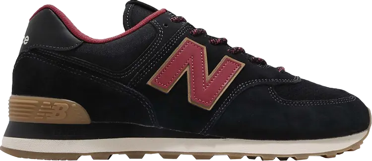 

Кроссовки New Balance 574, черный/красный