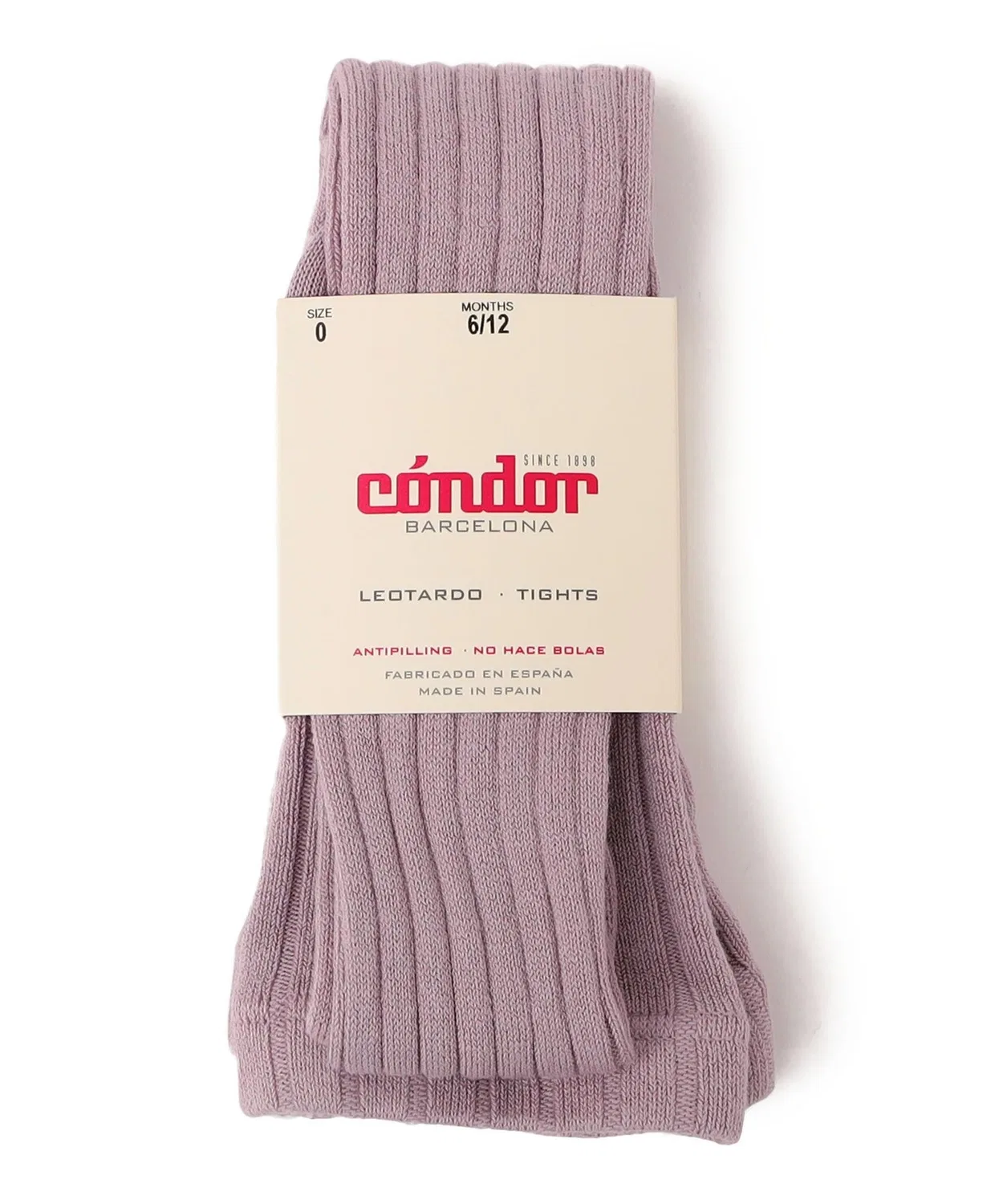 Детские колготки с широкой резинкой, модель Wide Rib Basic SHIPS, Dark Lavender