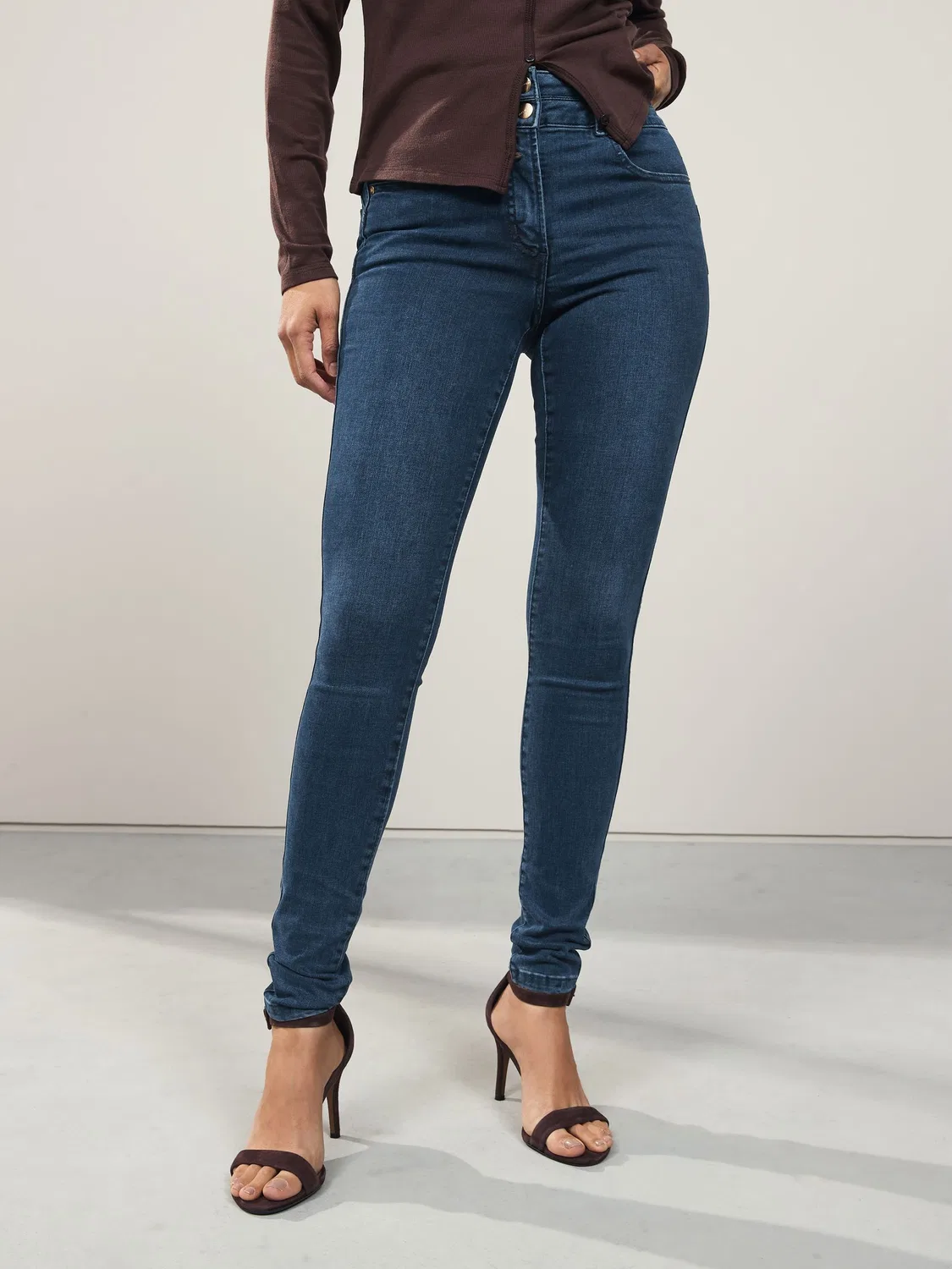 Джинсы скинни Lift Slim and Shape Next, Indigo Blue — фото 2