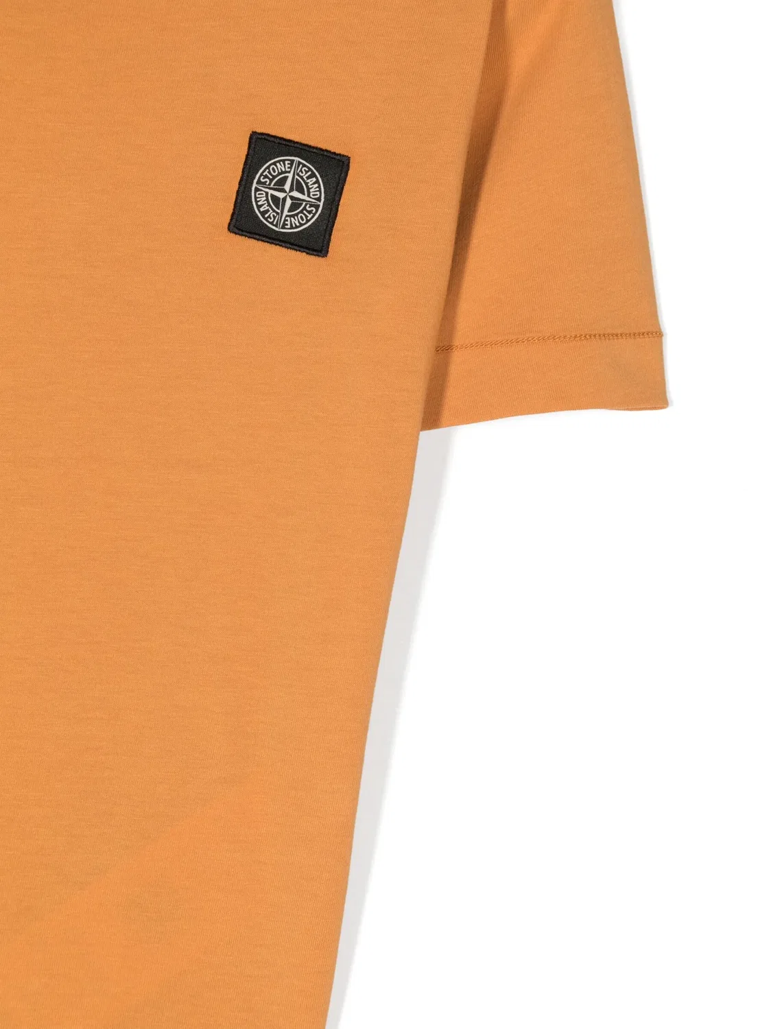 Футболка с нашивкой Компас Stone Island, оранжевый — фото 2