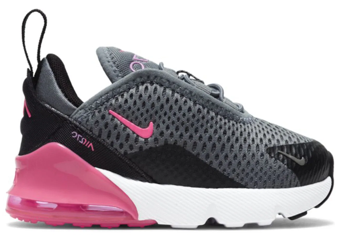 Детские кроссовки Lifestyle Nike Air Max 270, Smoke Grey/Black/White/Hyper Pink