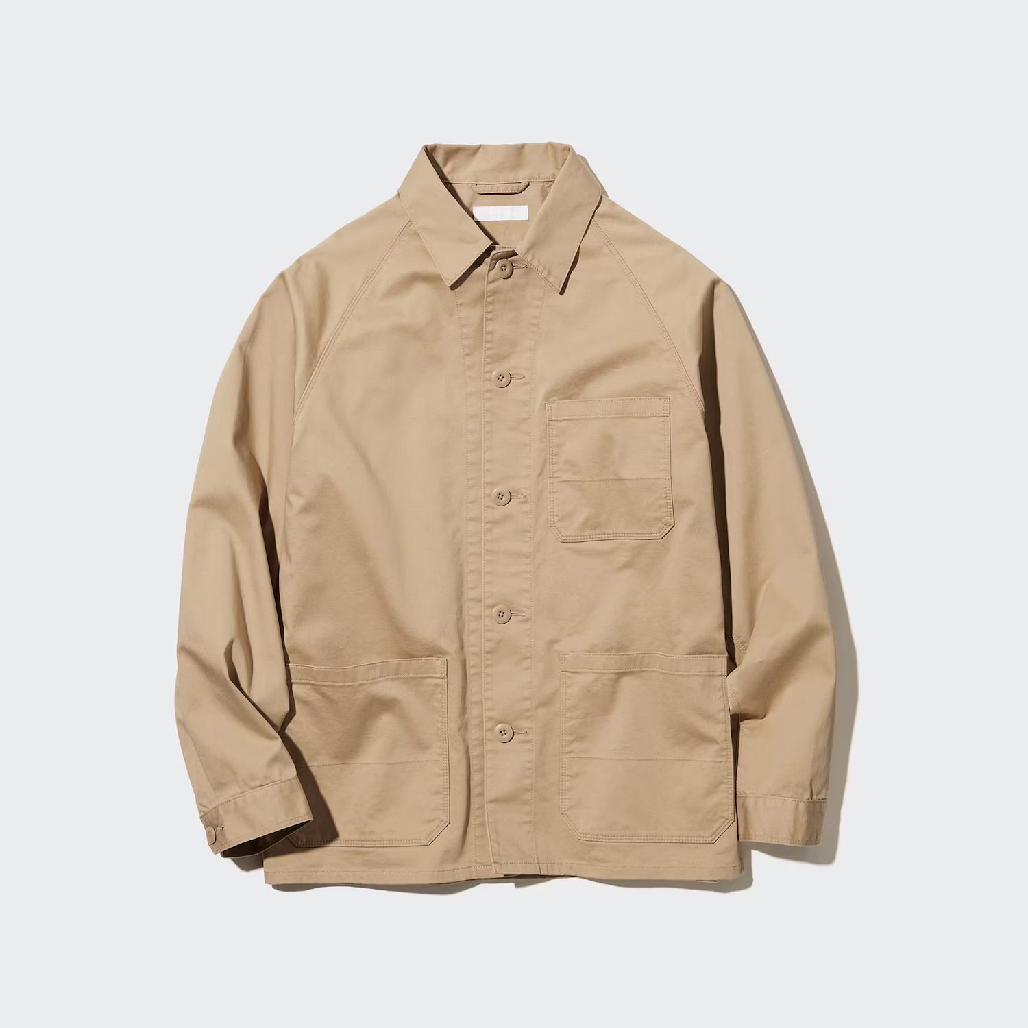 

Хлопковая куртка UNIQLO, 34 коричневый