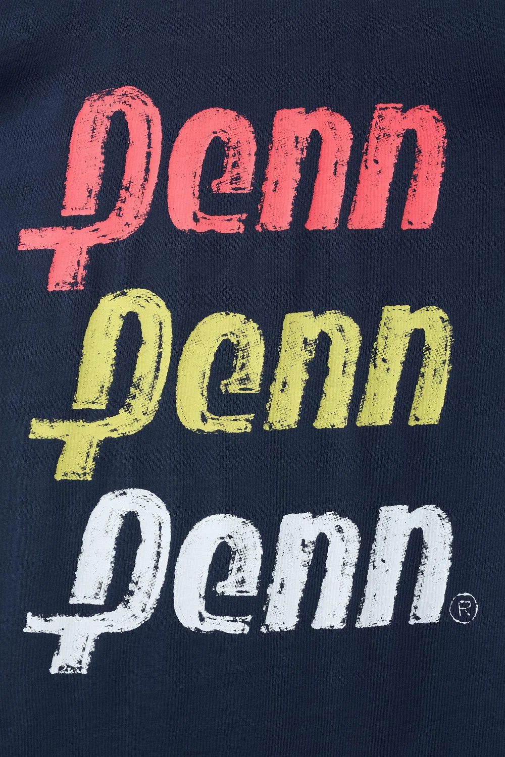 Футболка с принтом PENN ZARA, Navy Blue — фото 4