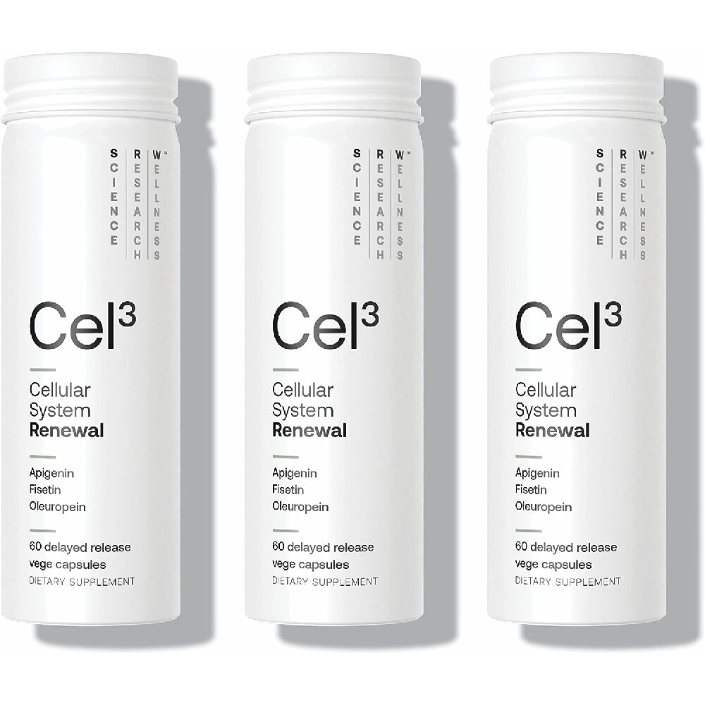 

Витаминный комплекс SRW Cel³ Renewal Stem Cell Supplement with Fisetin, Apigenin & Oleuropein, 3x60 капсул