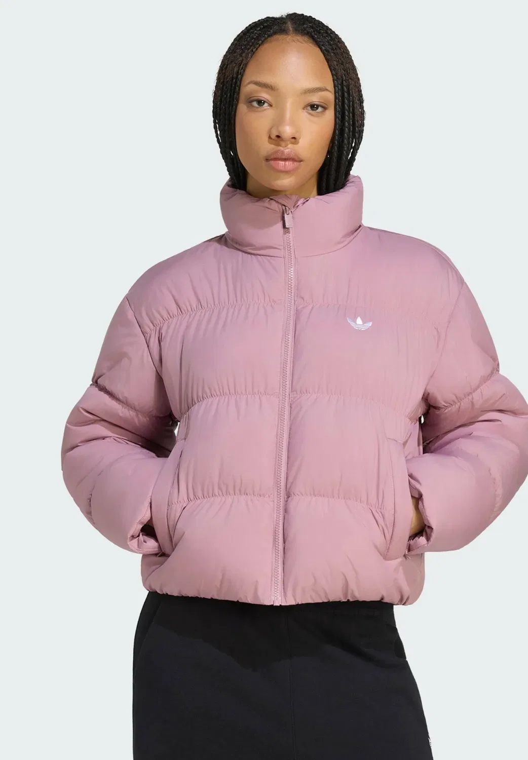 Короткая зимняя куртка Adidas Originals, Magic Mauve