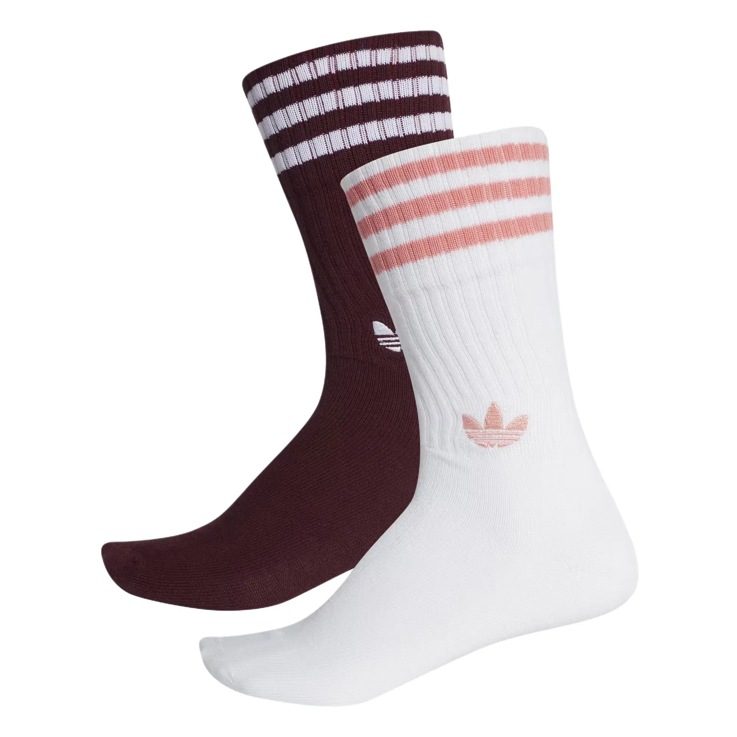 Носки Adidas Originals Solid Crew, 2 пары, Red White