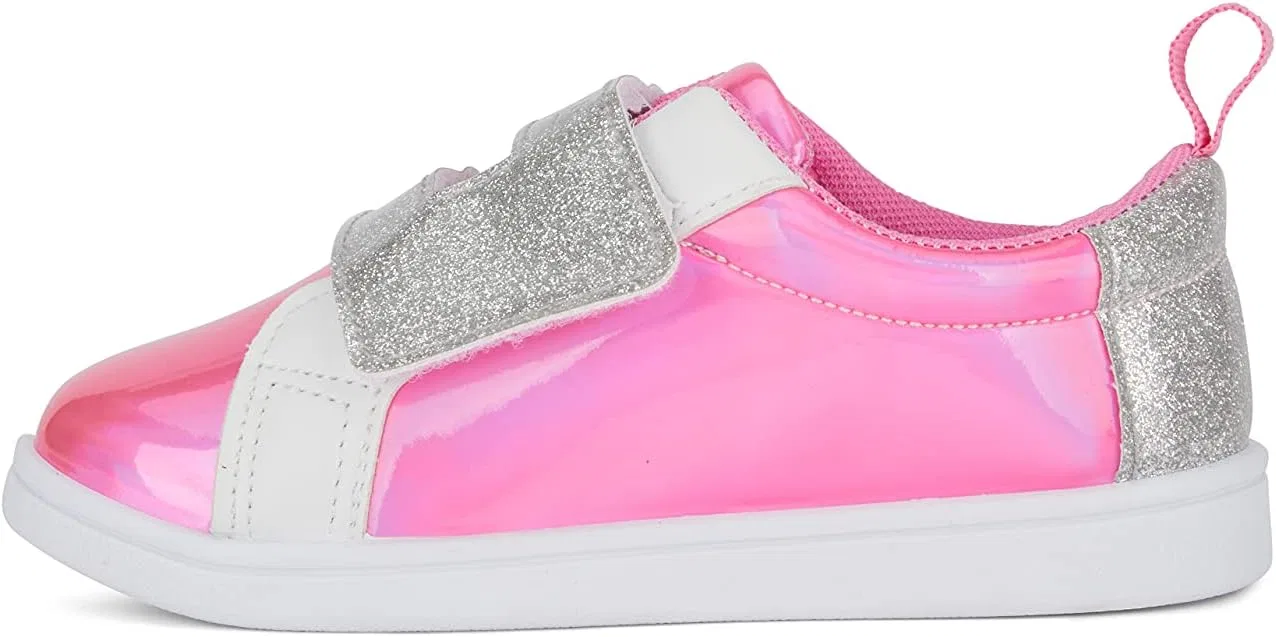 Детские кроссовки для девочек с принтом Unicorn High Top AQUAKIX, Pink — фото 3