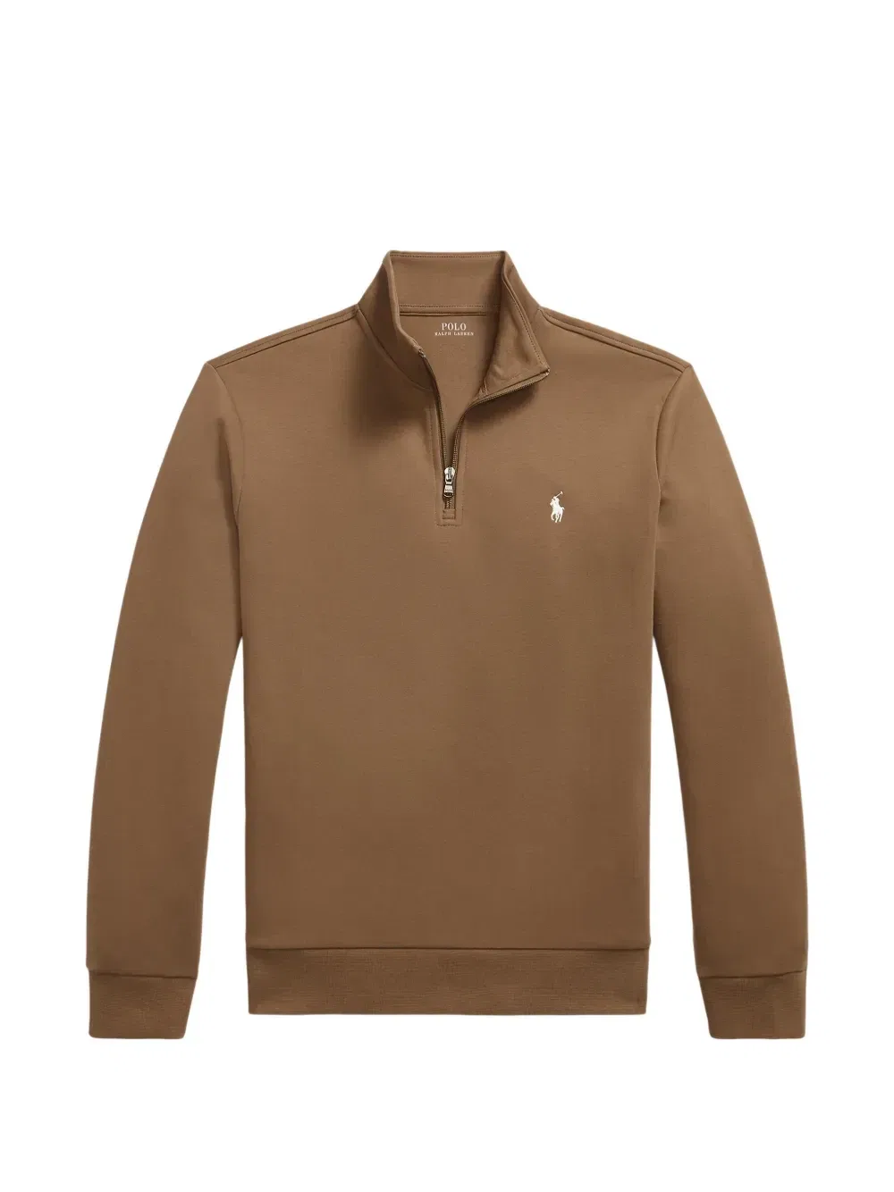 Свитшот на молнии Pony Polo Ralph Lauren, коричневый