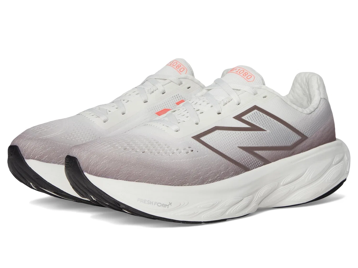 Детские беговые кроссовки с пеной Fresh Foam X Fresh Foam X 1080 V14 New Balance, Earth Shadow Reflection Urgent Red