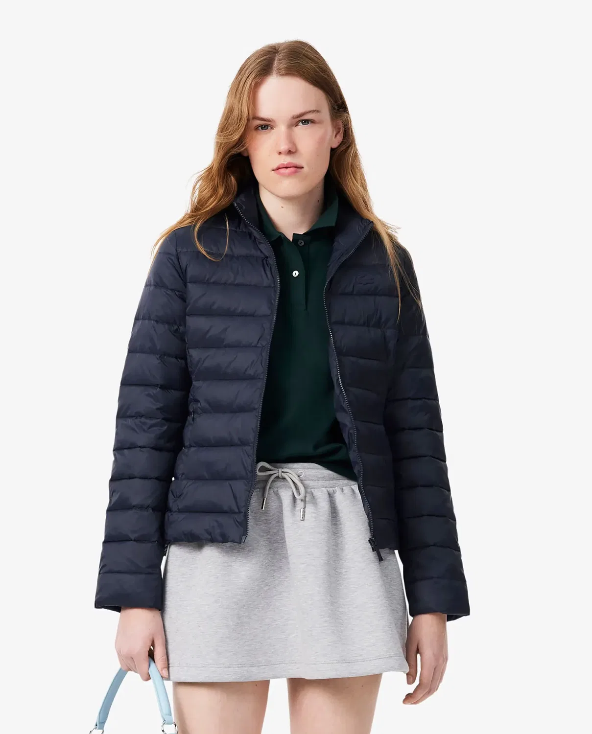 Куртка Lacoste Azul Marino, классическая, темно-синяя