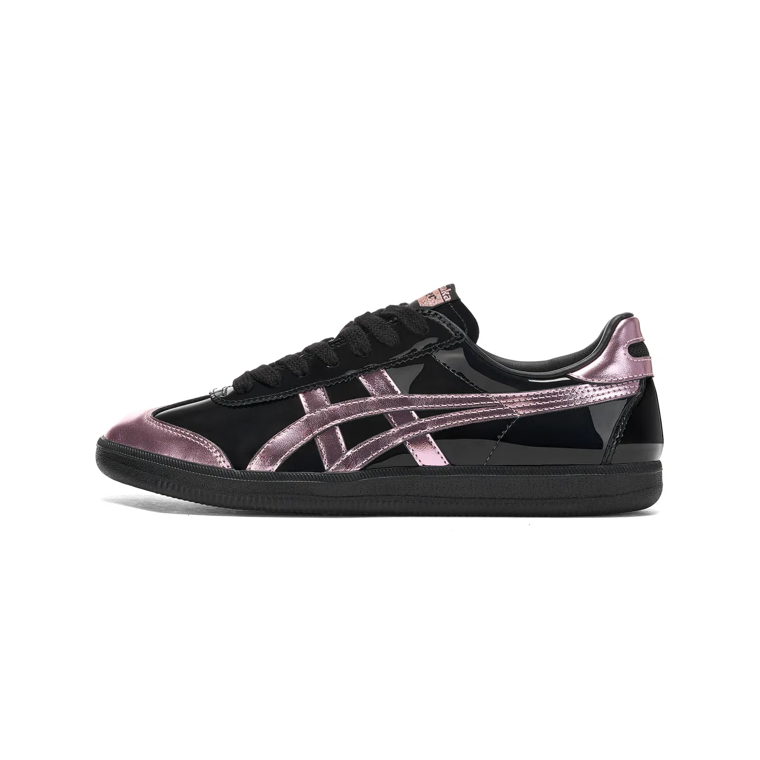 Детские кроссовки кожаные Tokuten Onitsuka Tiger, Black/Pink