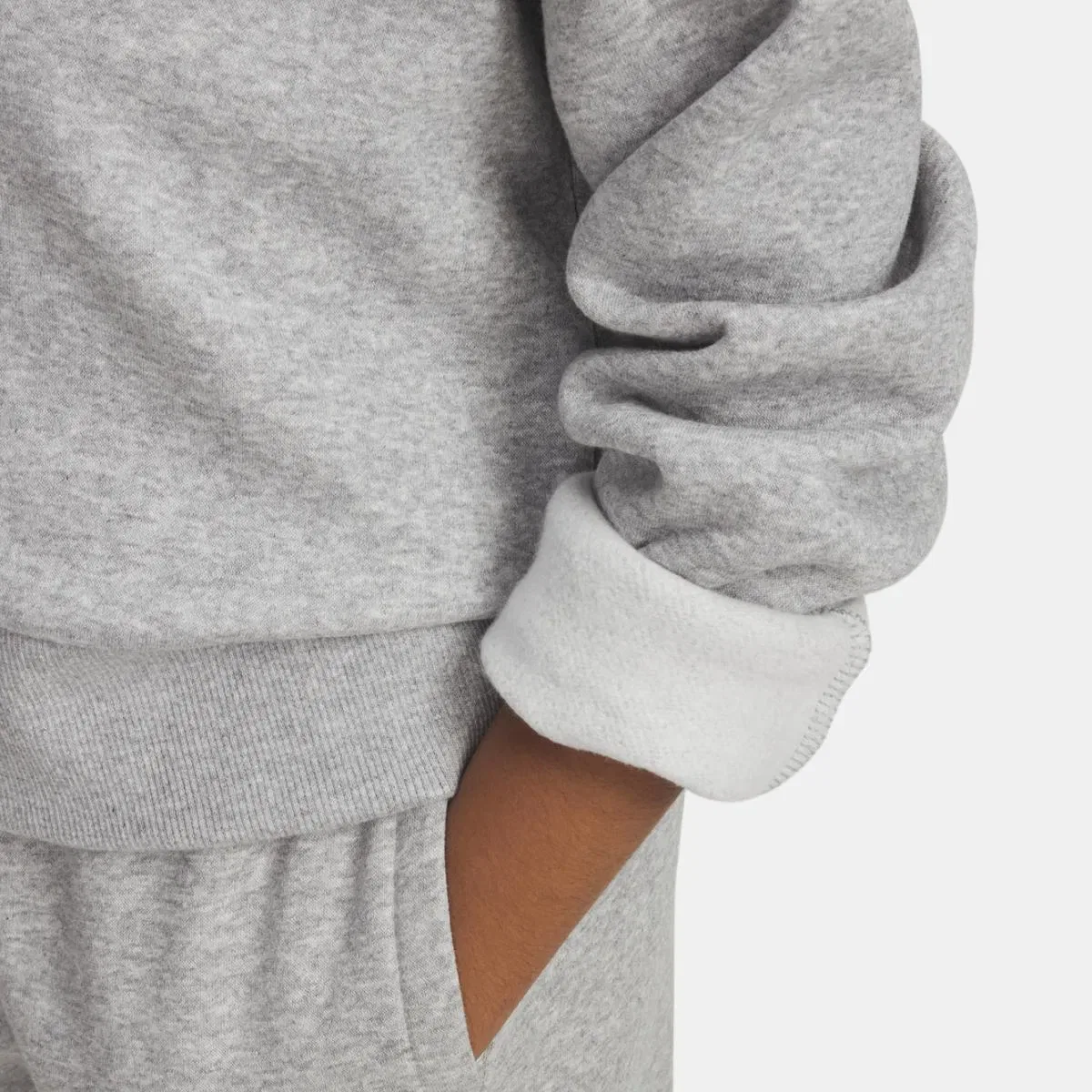 Детская толстовка из флиса Rival Fleece Crop Under Armour, Gris — фото 3