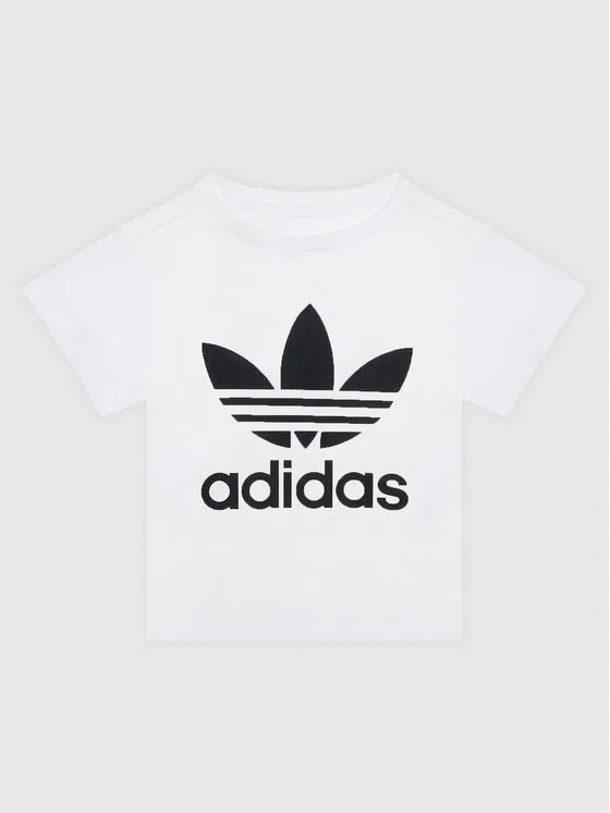 Футболка regular fit adicolor Trefoil Adidas, белый — фото 3