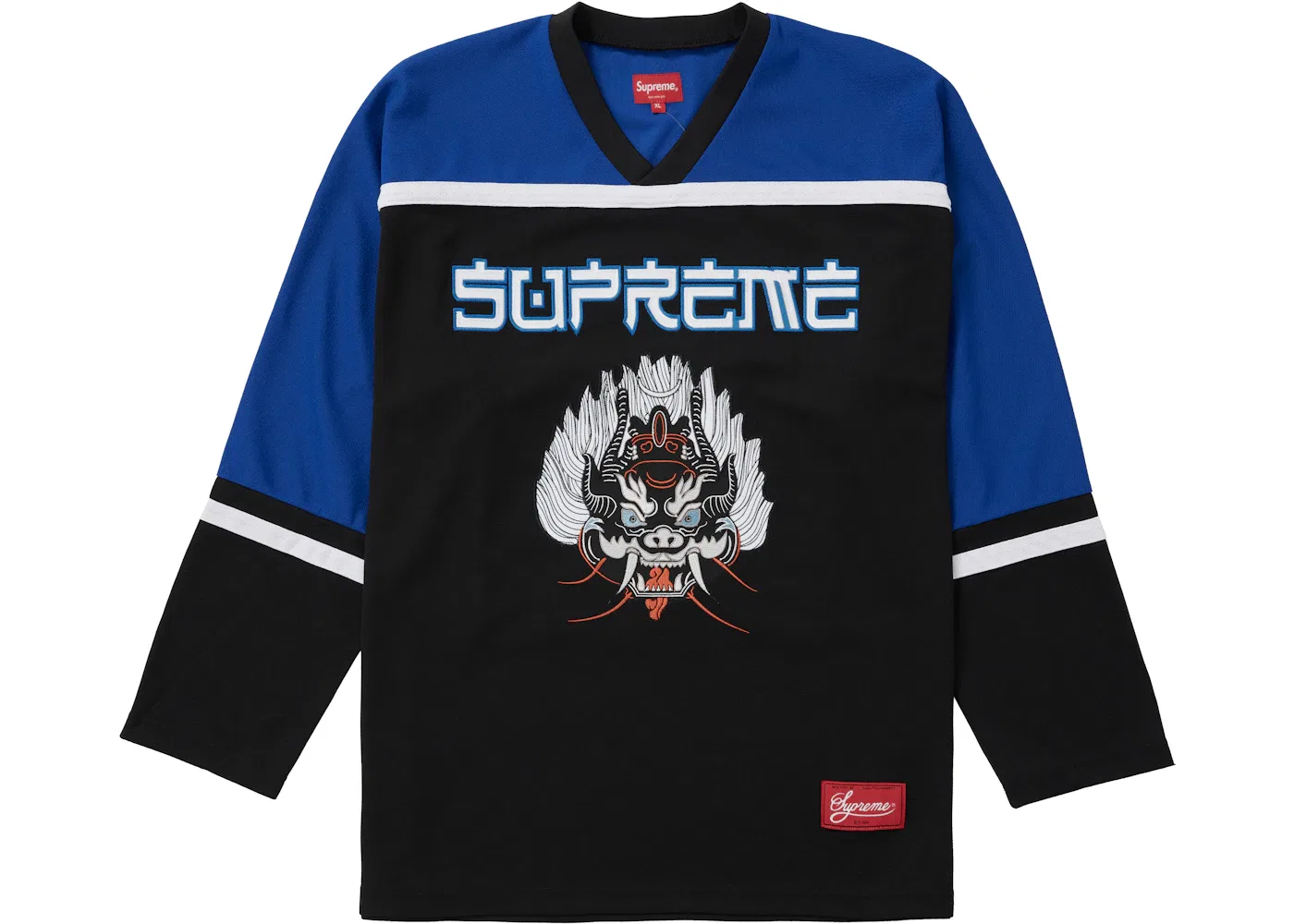 Мужская хоккейная джерси с принтом Demon Supreme, Black
