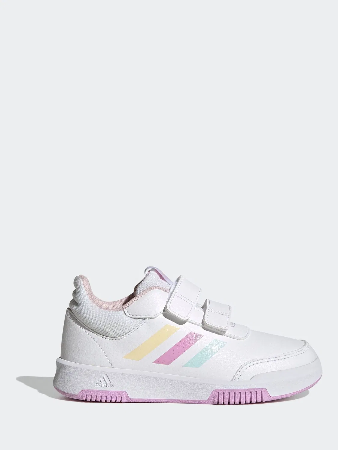 Кроссовки детские Tensaur adidas, бело-розовый